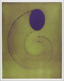 "Untitled (cornucopia)", 2001.  Photogravure monoprint with chine colle'. Image: 28" x 22 ¼", paper: 35" x 29 ¼". Edition # 25/25.