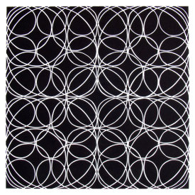 "Circle Field lll", 2004. Linoleum cut, edition of 12. Image: 24" x 24", paper: 30" x 30".