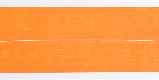 "Pale/1", 2002. Etching, edition of 25. Image: 7 ¼" x 39", paper: 10 ¼" x 44"