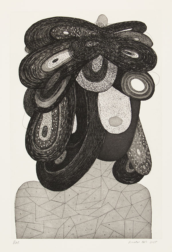 Richard Hull: "Ton", 2015. Etching and aquatint, edition of 20. Published by Manneken Press.