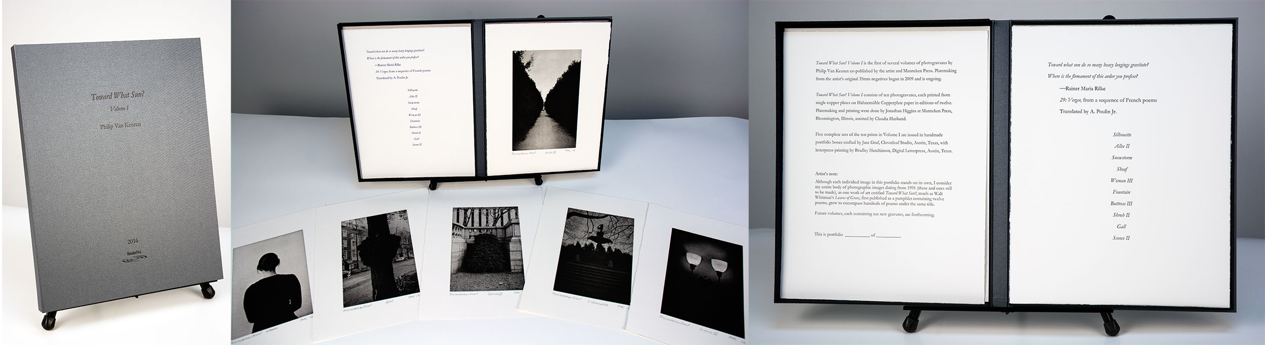 Philip Van Keuren, photogravure, Toward What Sun?, Manneken Press, portfolio