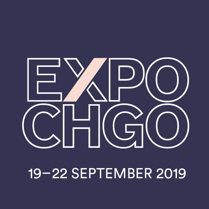 Expo Chicago logo, dark, large