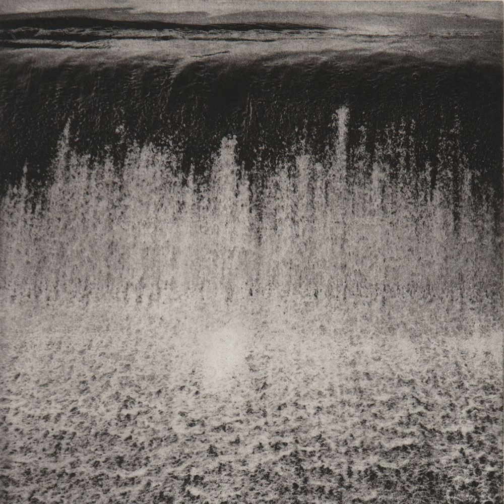 Philip Van Keuren: "Waterfall" (detail), 2019. Photogravure, edition of 121.