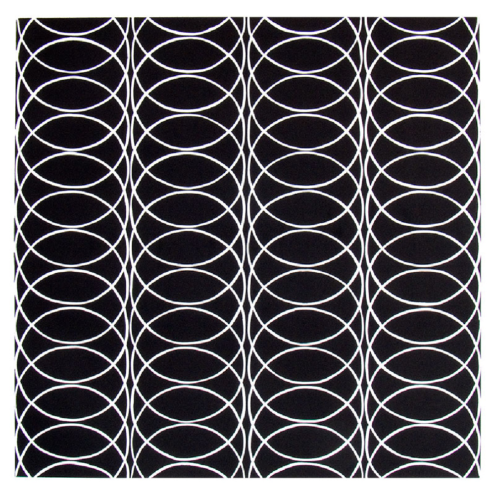 "Circle Field l", 2004. Linoleum cut, edition of 12. Image: 24" x 24", paper: 30" x 30".