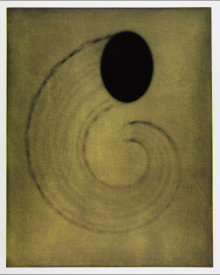 "Untitled (cornucopia)", 2001.  Photogravure mono print with chine colle'. Image: 28" x 22 ¼", paper: 35" x 29 ¼". Edition # 9/25.