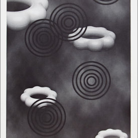 "Cookie Target 2", 2003. Photo-etching, edition of 20. Image: 24" x 18", paper: 30" x 24".