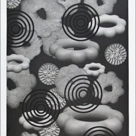 "Cookie Target 1", 2003. Photo-etching, edition of 20. Image: 24" x 18", paper: 30" x 24".