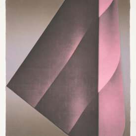 Kate Petley: "Marker 8" 2022. Photogravure monoprint on Hahnemühle Copperplate paper, 24.75" x 20.25"