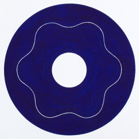 "Iris/3", 2000.  Etching, edition of 20. Image: 10" diameter, paper: 11" x 11".