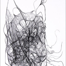"Nest 918", 2008.  Etching, edition of 20. Image: 20" x 16", paper: 25" x 21".