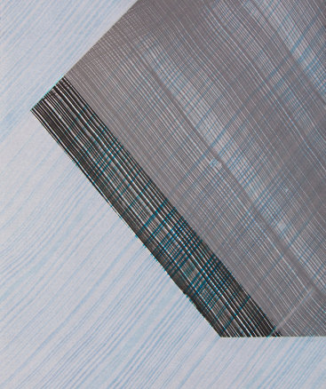 "Corner 7", 2013. Monoprint. Image/paper size: 26 ½" x 20 ⅝".